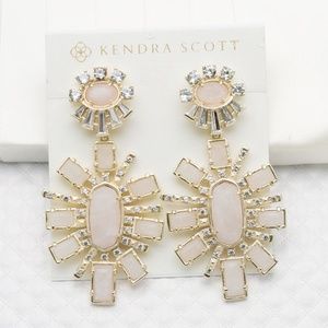 NEW Kendra Scott Glenda Earrings Crystal